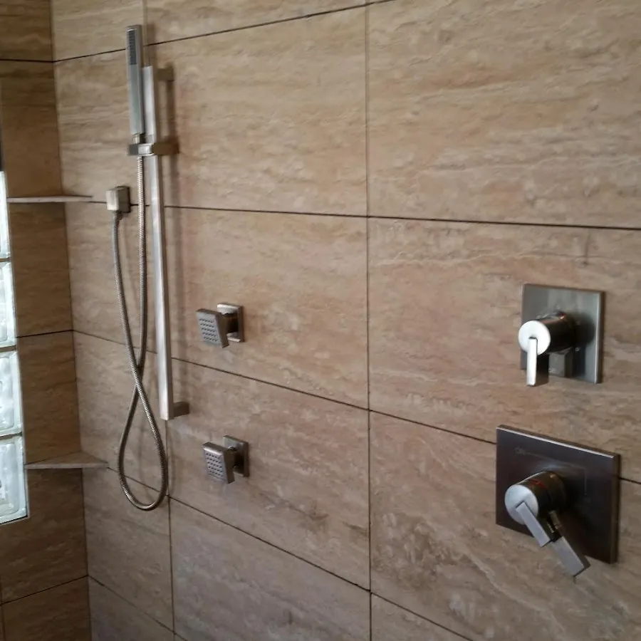 Shower fixture installation for Water Heater Replacement in Lakehills
